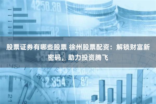 股票证券有哪些股票 徐州股票配资:解锁财富新密码,助力投资腾飞