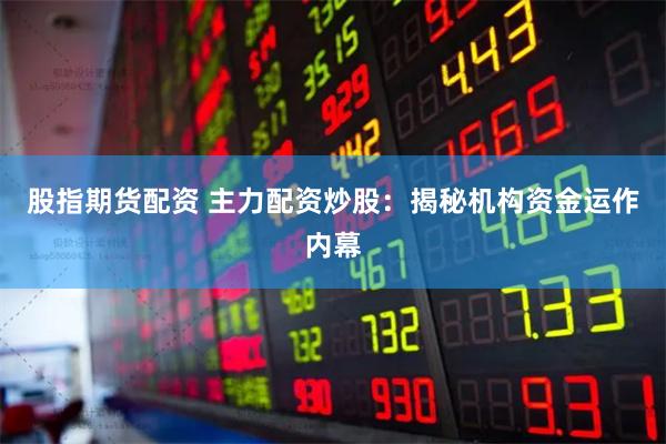 股指期货配资 主力配资炒股：揭秘机构资金运作内幕