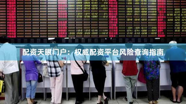 配资天眼门户：权威配资平台风险查询指南